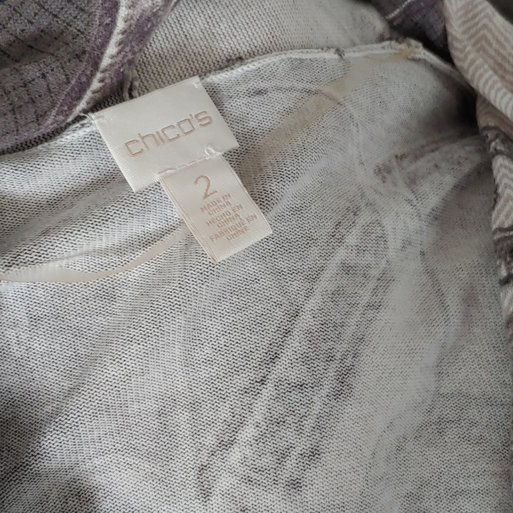 Chicos Size 2 Mid Length Jacket - image 1